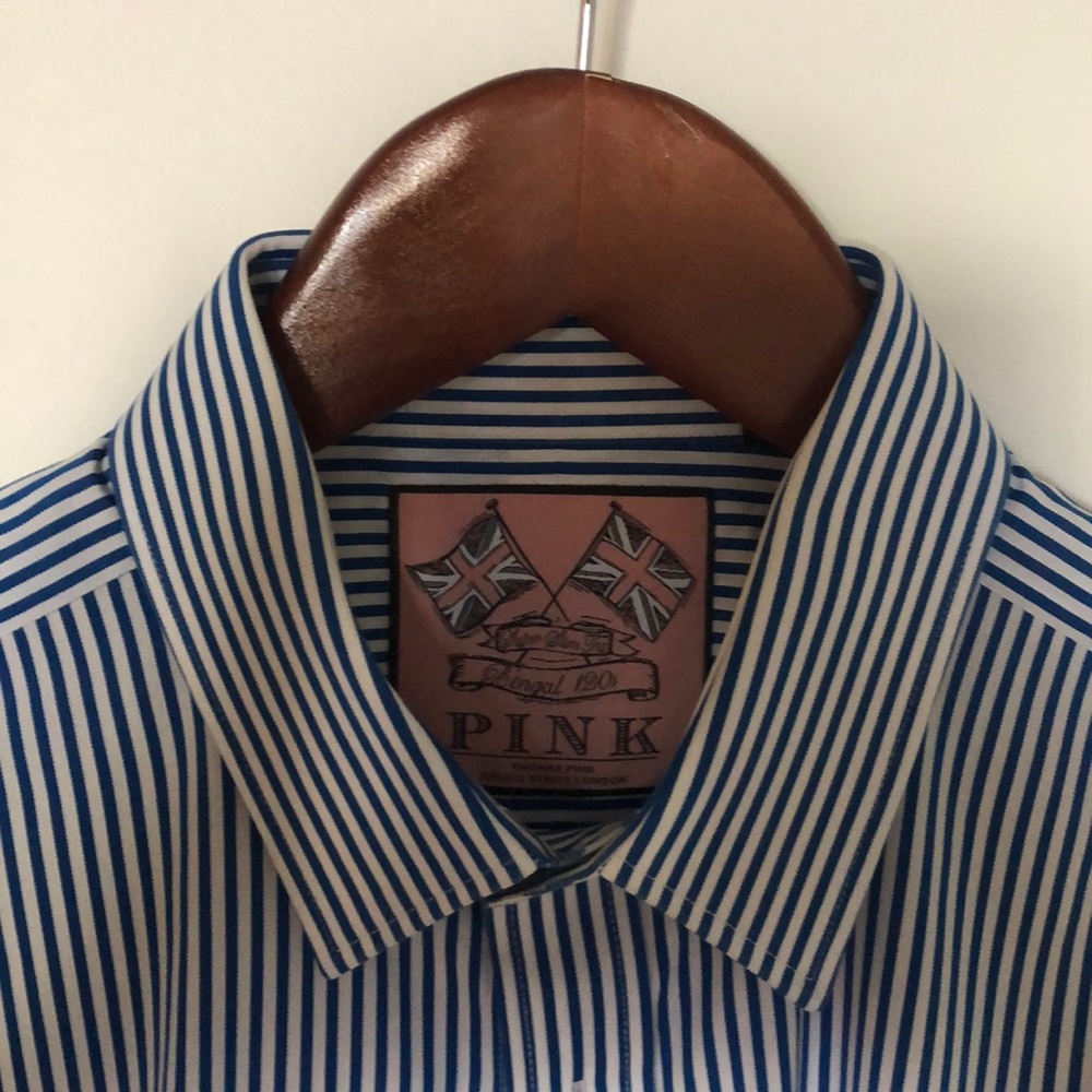 Thomas Pink Slim Fit Dress Shirt